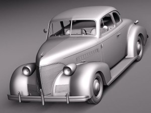 Chevrolet 1939 Coupe Modelo 3D