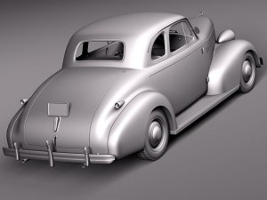 Chevrolet 1939 Coupe Modelo 3D