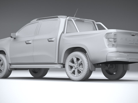 Peugeot Landtrek Long 2025 3D Model
