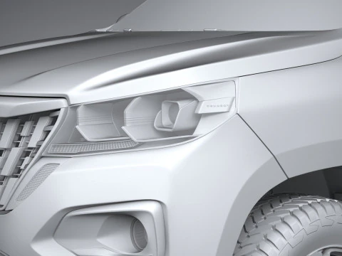 Peugeot Landtrek Long 2025 3D Model