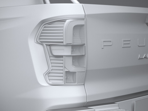 Peugeot Landtrek Long 2025 3D Model