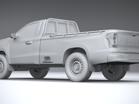 Peugeot Landtrek Short 2025 3D Model