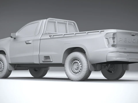 Peugeot Landtrek Short 2025 3D Model