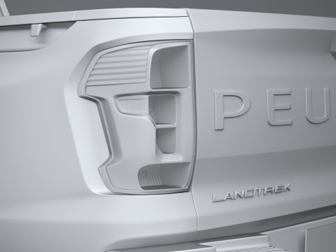 Peugeot Landtrek Short 2025 3D Model