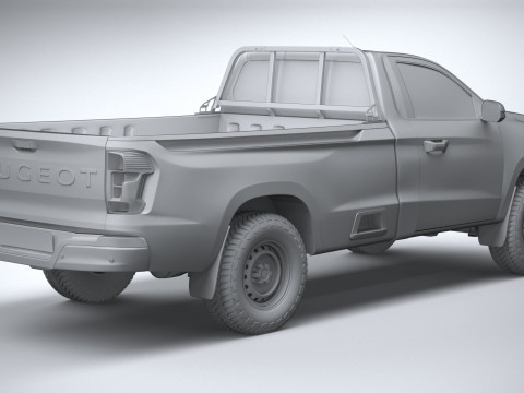 Peugeot Landtrek Short 2025 3D Model