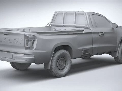 Peugeot Landtrek Short 2025 3D Model