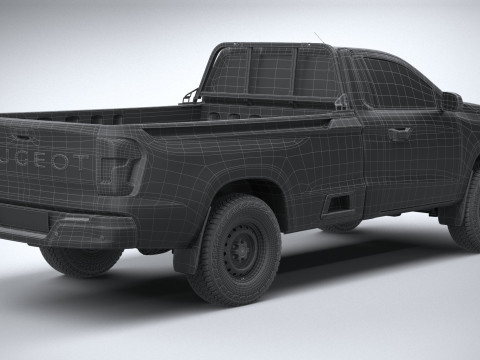 Peugeot Landtrek Short 2025 3D Model