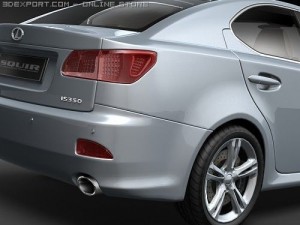 Lexus IS250 midpoly 3D Model