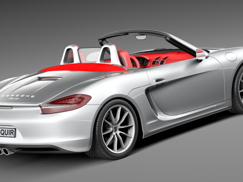 Porsche Boxster S 2013 3D 模型
