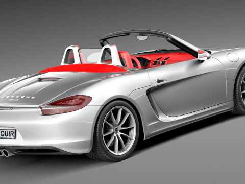 Porsche Boxster S 2013 3D Model