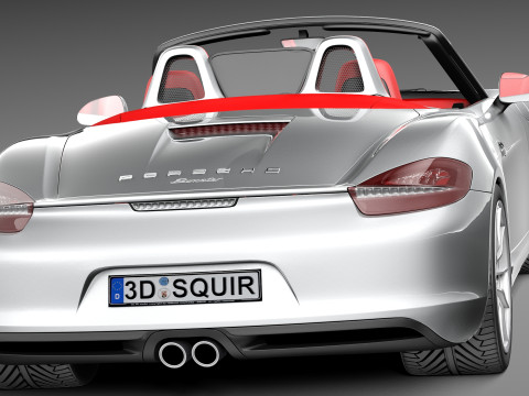 Porsche Boxster S 2013 3D 模型