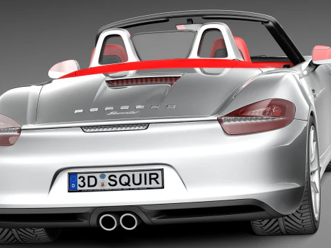 Porsche Boxster S 2013 3D Model