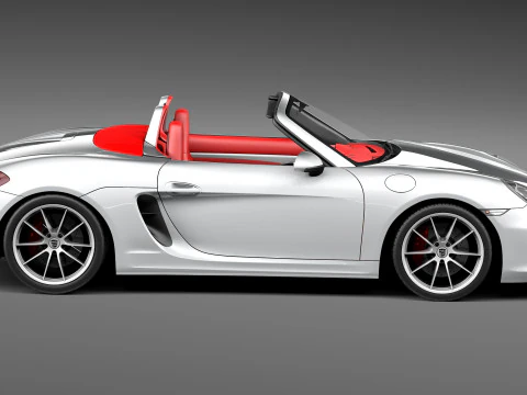 Porsche Boxster S 2013 3D Model