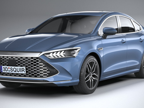BYD Qin Plus 2024 3D Model