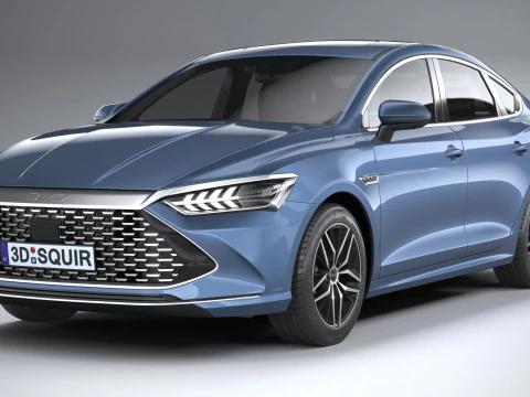 BYD Qin Plus 2024 3D Model