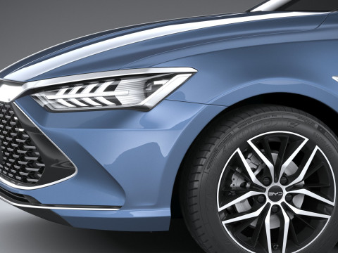 BYD Qin Plus 2024 3D Model