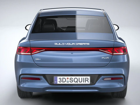 BYD Qin Plus 2024 3D Model