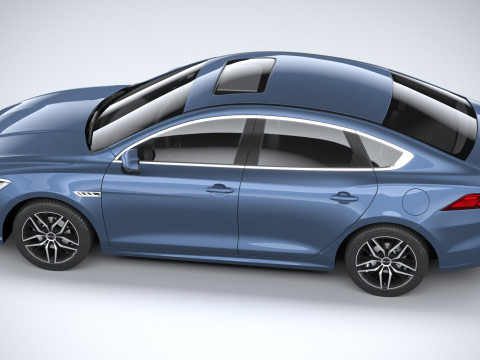 BYD Qin Plus 2024 3D Model