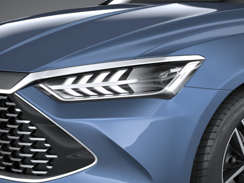 BYD Qin Plus 2024 3D Model