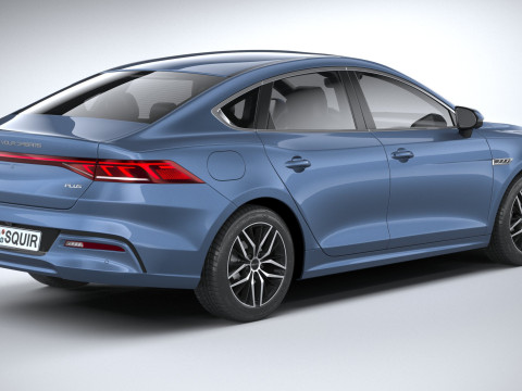BYD Qin Plus 2024 3D Model