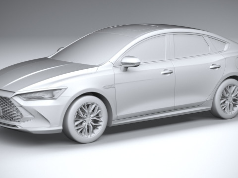 BYD Qin Plus 2024 3D Model