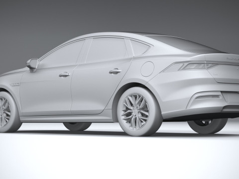 BYD Qin Plus 2024 3D Model