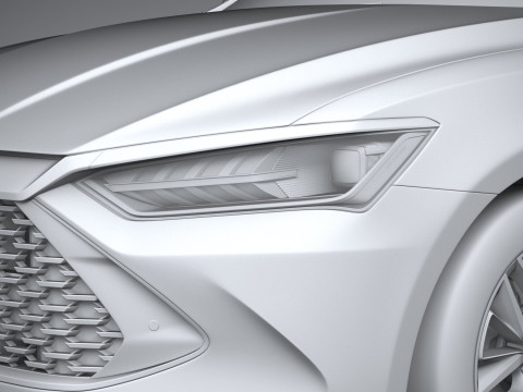 BYD Qin Plus 2024 3D Model