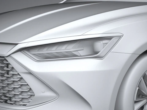 BYD Qin Plus 2024 3D Model