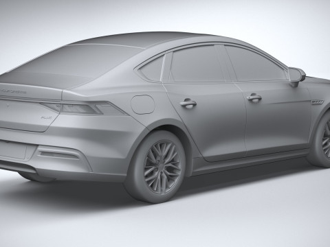 BYD Qin Plus 2024 3D Model