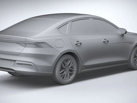 BYD Qin Plus 2024 3D Model