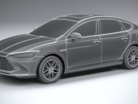 BYD Qin Plus 2024 3D Model