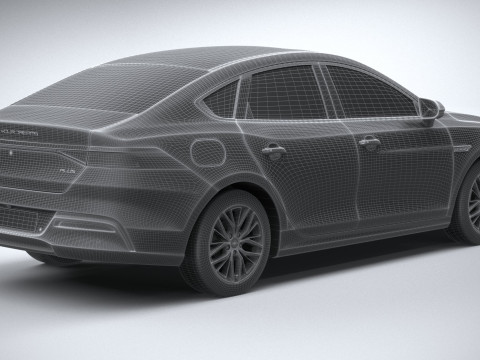 BYD Qin Plus 2024 3D Model