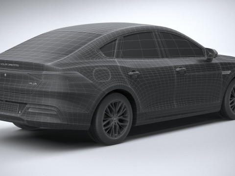 BYD Qin Plus 2024 3D Model