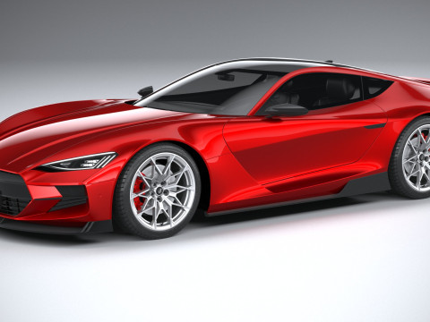 Generic Coupe 01 2025 3D मॉडल