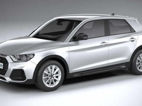 Audi A1 Basic 2024 3D Модель