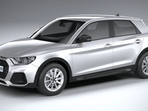 Audi A1 Basis 2024 3D Model