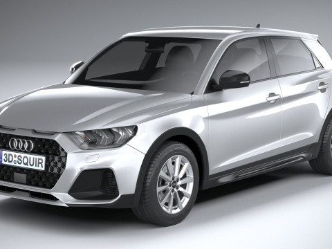 Audi A1 Basic 2024 3D Модель