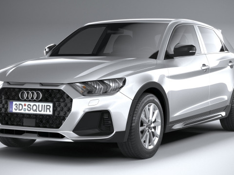 Audi A1 Basic 2024 3D Модель