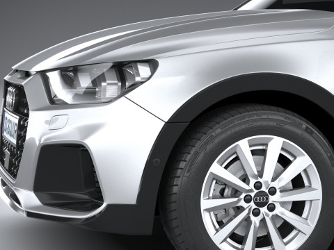 Audi A1 Basic 2024 3D Модель