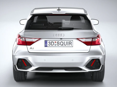 Audi A1 Basic 2024 3D Model