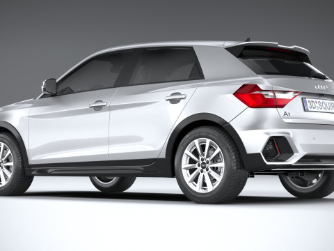 Audi A1 Basic 2024 3D Модель