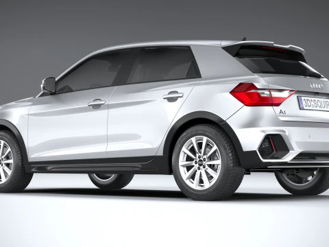 Audi A1 Basic 2024 3D Model