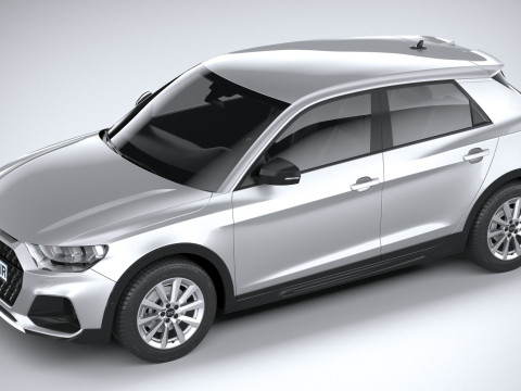Audi A1 Basic 2024 3D Модель
