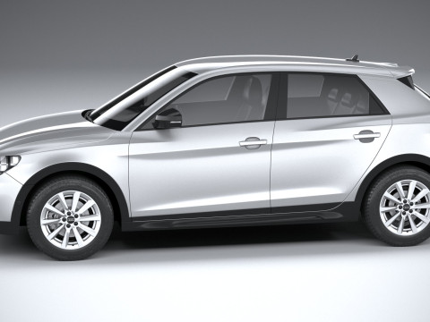 Audi A1 Basic 2024 3D Модель