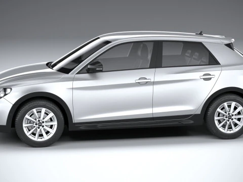 Audi A1 Basic 2024 3D Model