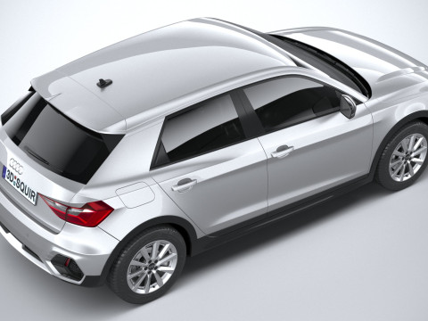 Audi A1 Basic 2024 3D Модель