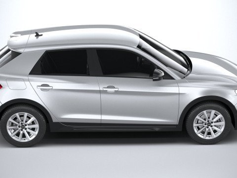 Audi A1 Basic 2024 3D Модель