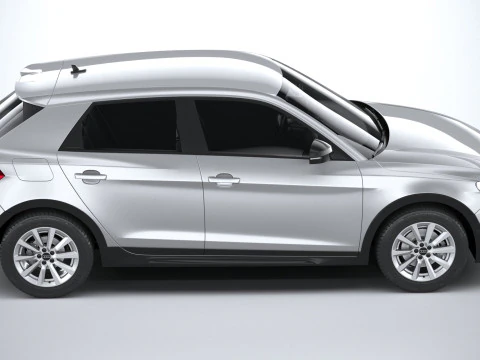 Audi A1 Basic 2024 3D Model