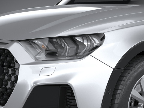 Audi A1 Basic 2024 3D Модель