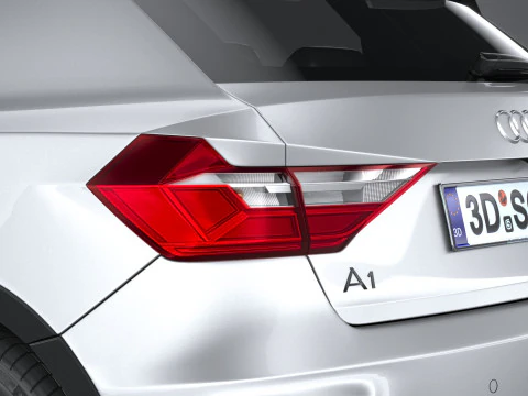 Audi A1 Basic 2024 3D Model